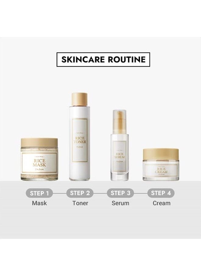 I'M FROM - [I'm From] Rice Serum, 73% Fermented Rice Embryo Extract | Improve Hyperpigmentation, Boost Collagen, Vitality, Supply nutrients to skin with Vitamin B, Healthy Glow, Mothers Day Gift - Image 1