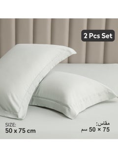 دوناتيلا سادات من الألياف الدقيقة 2 قطعة غطاء وسادة ناعمة (50 * 75 سم) مع إغلاق المغلف (بدون إدراج وسادة) ، الزئبق  - Image 2