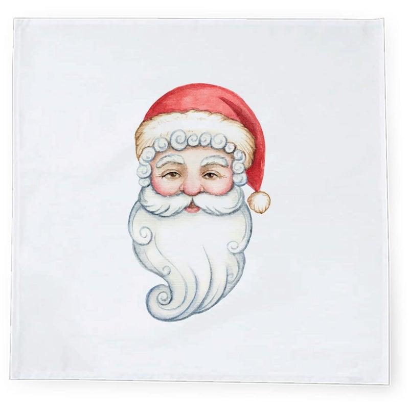 Khakee 6 Pcs Christmas Theme Silk Table Napkins 10x 10 for Xmas Decoration Christmas OrnamentsChristmas Giftxmas21080 - Image 3
