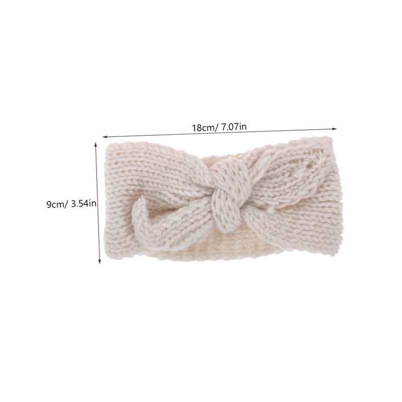 Newborn Baby Headbands Set Of 2 Cute Bow Hair Accessories For Girls And Boys - Image 3