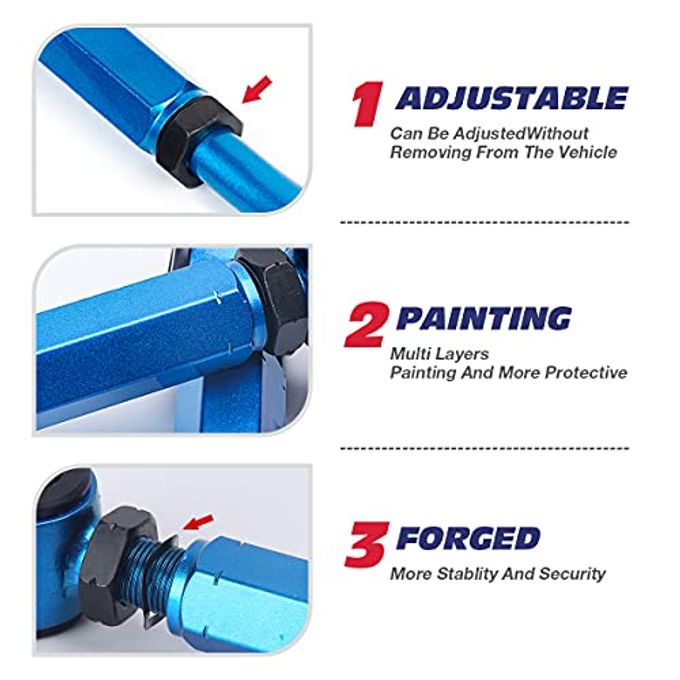KSP PERFORMANCE Ksp Rear Camber Arms/Kits, Adjustable Toe2.00 To +2.00 Camber3.00 To +3.00 Suspesnion Arm Fits 350Z 370Z Altima G35 G37 Sedan Coupe, 2Pc - Image 3