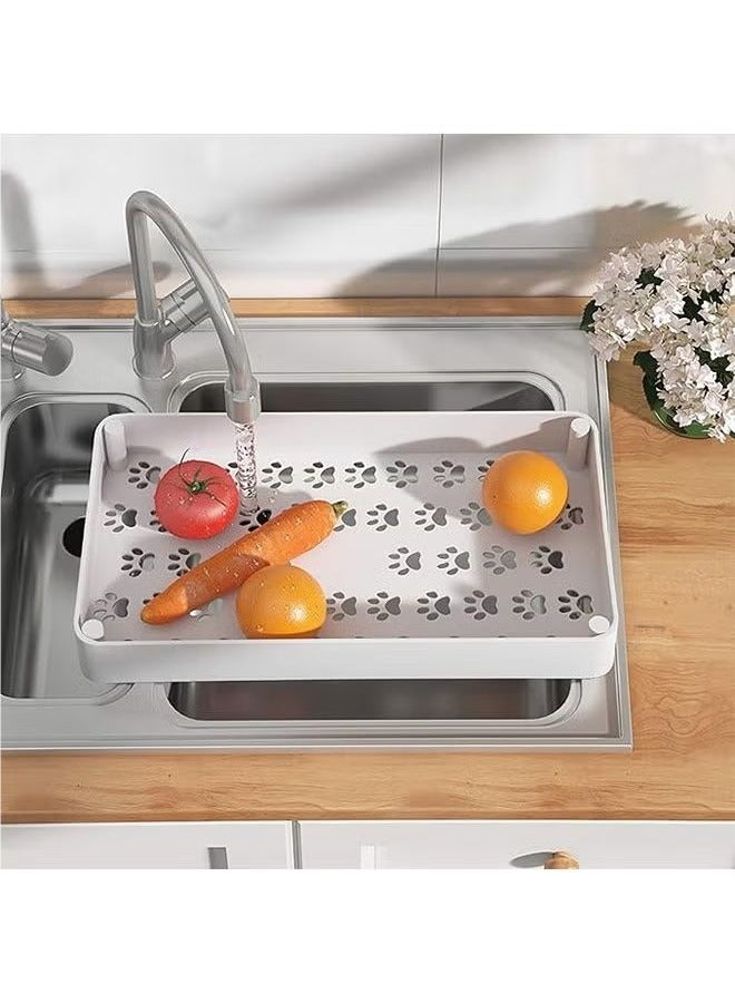 BLOOMING TIME 4-layer movable crevice rack, wheeled cart, layered rack, kitchen supplies, household Daquan, floor-to-ceiling crevice storage rack, white - Image 4