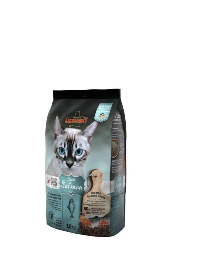 Leonardo - Leonardo Adult With Salmon Dry Food For Cat 1.8 Kg - Image 1