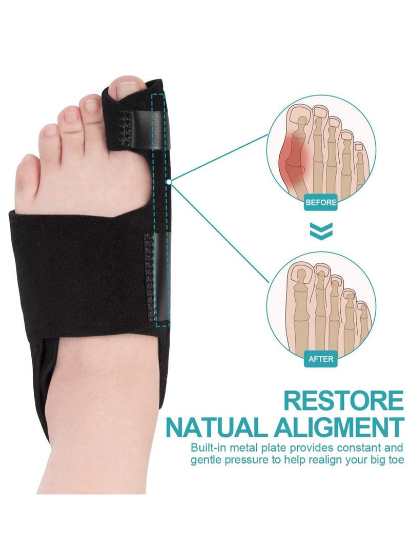 Excefore Bunion Corrector and Bunion Relief, Orthopedic Big Toe Straightener for Women and Men, Day Night Support, Treat and Prevent Hallux Valgus, Best Kit for 24 Hours Protection  - Image 2