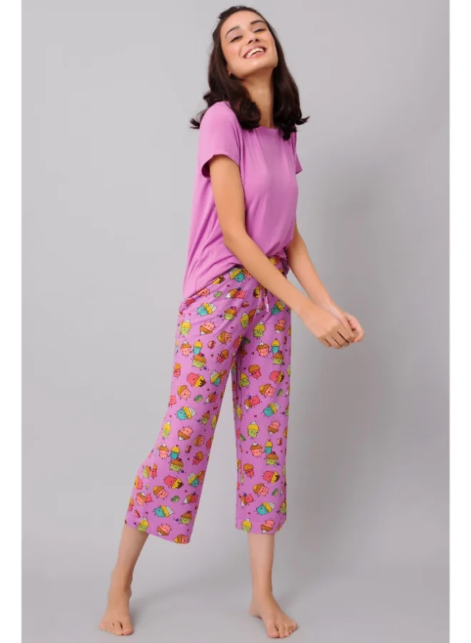 نسيسيرا Mystic Purple Capri Set