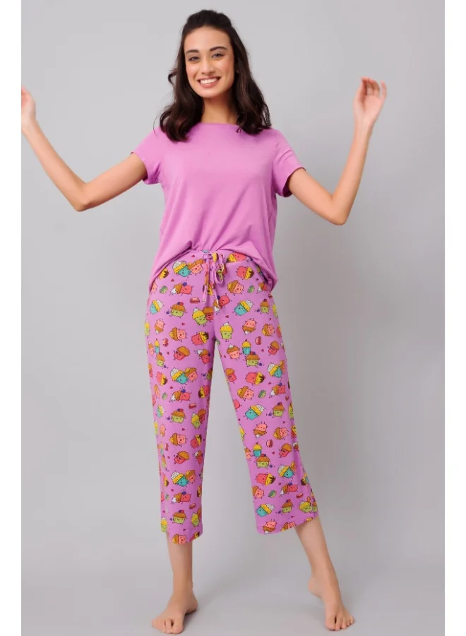 نسيسيرا Mystic Purple Capri Set