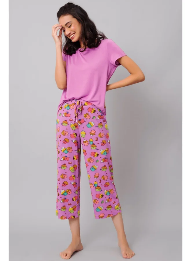 نسيسيرا Mystic Purple Capri Set