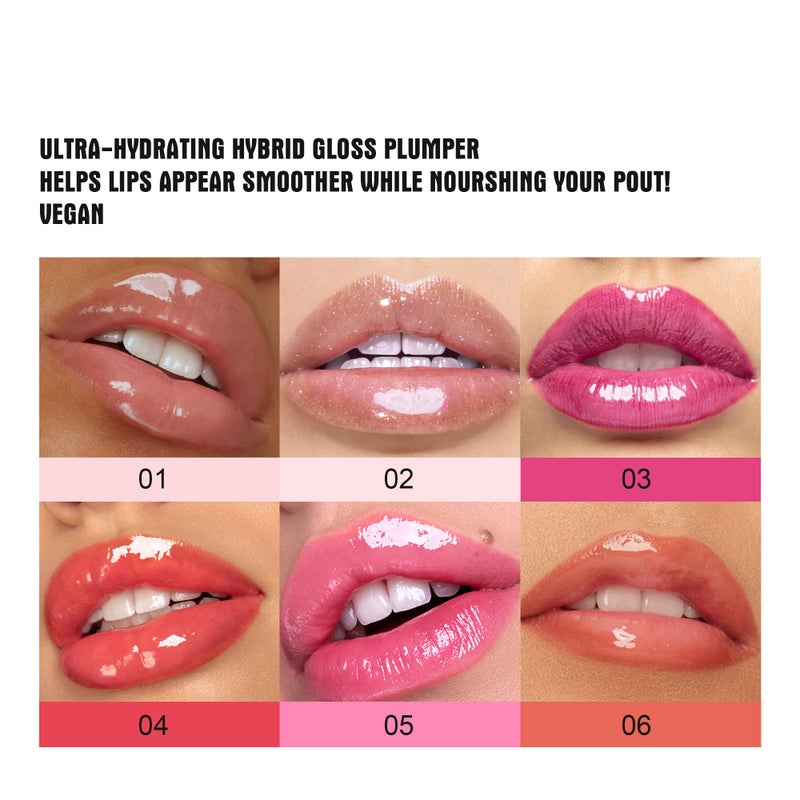 BAISEN DIARY Plumping Lip Oil With Chili Extract - Fuller Lips Instantly! Ultra-Hydrating & Nourishing, Glossy Finish Lip Glow Oil, Lip Plumping Booster Plump, Smooth, and Define Your Lips Naturally (01 Pink) - Image 2
