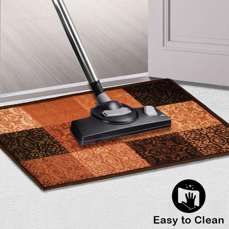 Status Contract Nylon Floor Door Mats in Home Decor Soft Kitchen Living Area Bathroom Office Entrance Non-Slip Washable Dirt Trapper (38x 58 cm) - Image 2