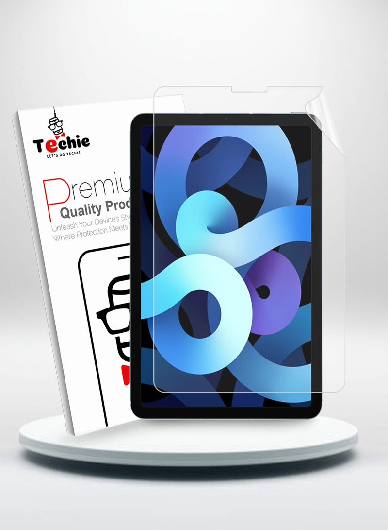 Techie Paper-Like Matte Screen Protector for iPad Air 5/4 10.9-Inch (2022/2020, 5th/4th Gen) – Anti-Glare PET Film with Paper Feel for Drawing, Writing & Sketching - Image 1