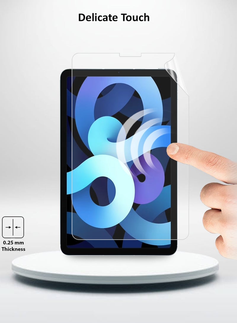 Techie Paper-Like Matte Screen Protector for iPad Air 5/4 10.9-Inch (2022/2020, 5th/4th Gen) – Anti-Glare PET Film with Paper Feel for Drawing, Writing & Sketching - Image 2