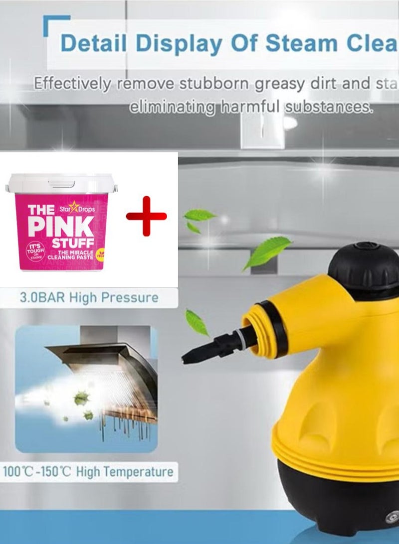 High Pressure Steam Cleaner Mini Home Kitchen Steam Cleaner + Magic Paste - Image 2