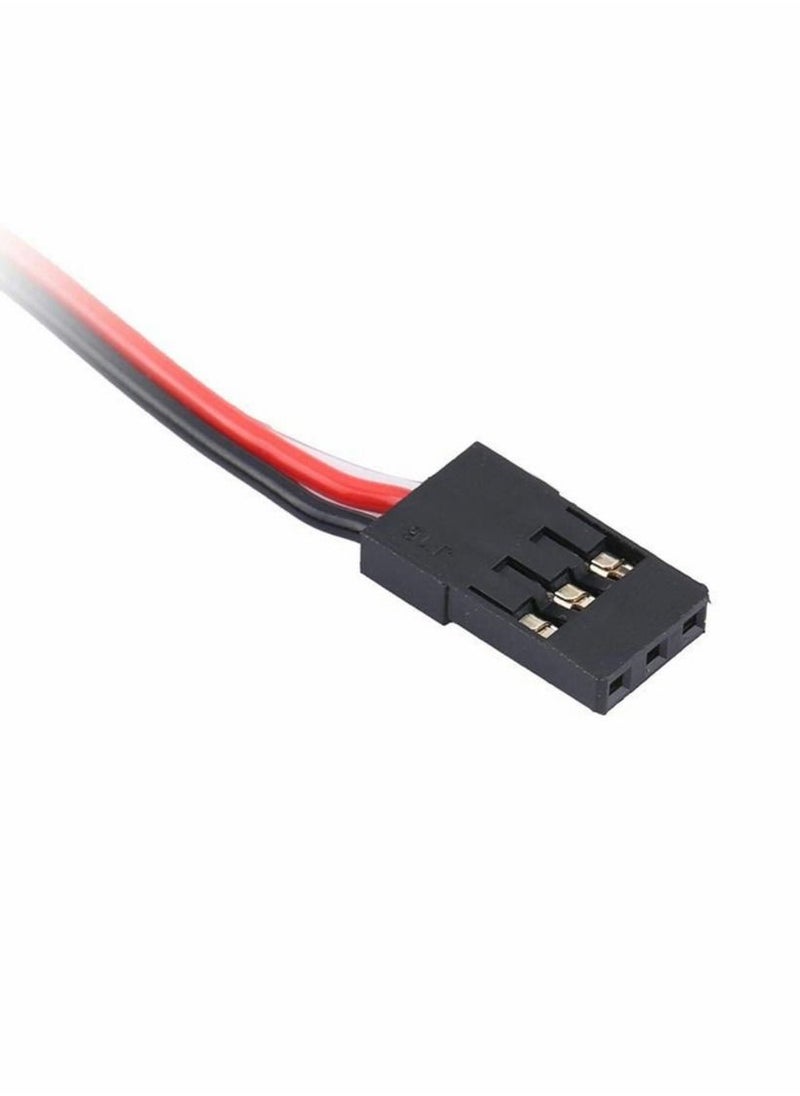 Excefore - RC Car 160A Brushed ESC Electric Speed Controller 3S 160A Waterproof ESC 5V 1A BEC for 1 12 RC Car Replacement Accessories RC Truck Buggy Short Course Truck Rock Crawler and Tank - Image 1