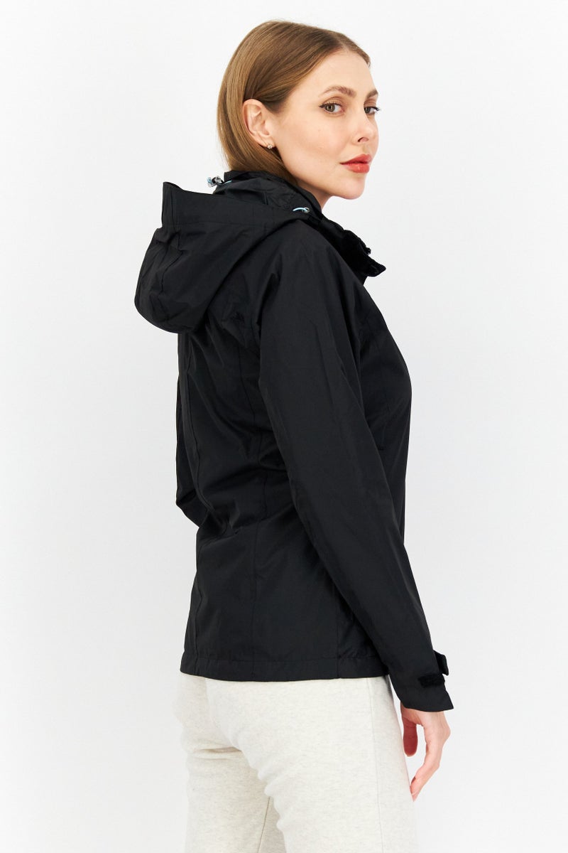 Trespass Women Brand Logo  Windbreaker Jacket, Black - Image 4