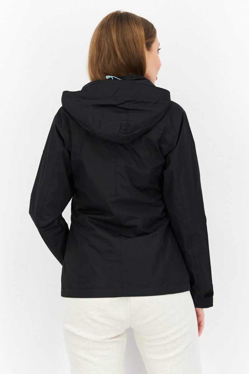 Trespass Women Brand Logo  Windbreaker Jacket, Black - Image 2