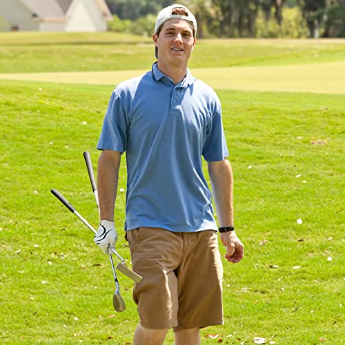 MCPORO Golf Polo Shirts for Men Casual Moisture Wicking Men's Polo Shirts Quick Dry Short Sleeve - Image 3