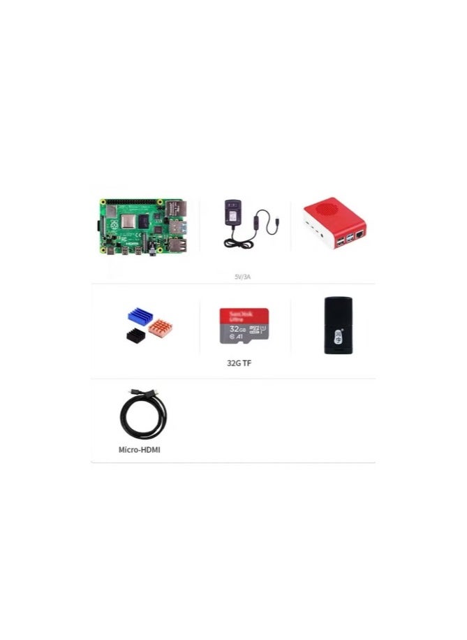 Raspberry Pi Raspberry Pi 4 Model  Development Board Kit  - Image 3