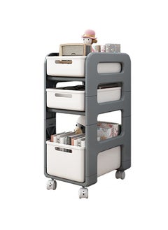 3-Tier Metal Rolling Storage Cart,Rolling Shelves Storage Cart, Trolley Kitchen Organizer Rolling Desk with Locking Wheels,Utility Rolling Cart Slide Out Organizer for Kitchen, Bathroom, Laundry, Narrow Places - pzsku/Z946472D0889F35B05478Z/45/_/1740985894/ee4b6d03-0a0f-449e-abcd-049c799c1133