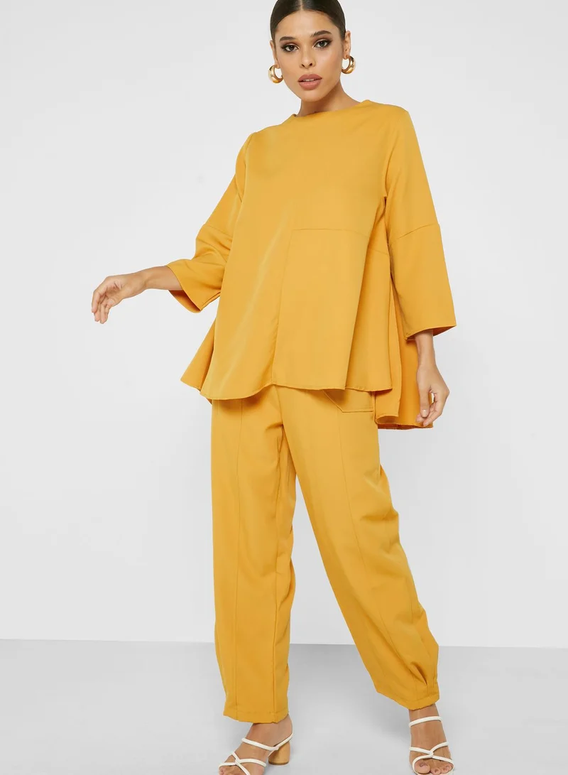 ELEGANZA High Waist Pants