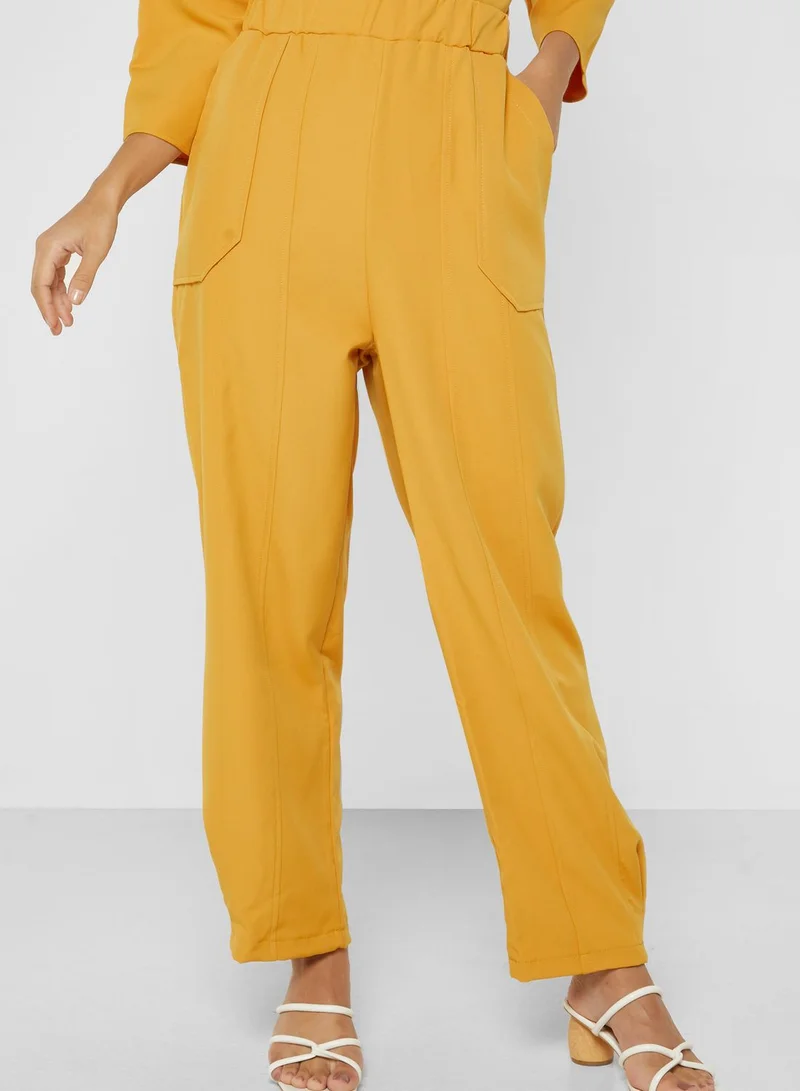 ELEGANZA High Waist Pants