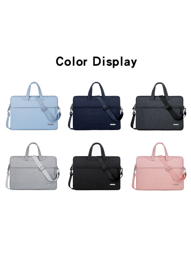 BURAQ Handbag Laptop Bag Inner Bag with Power Bag, Size:14 inch(Dark Blue)  - Image 2