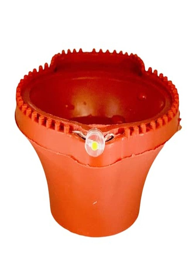 RENIAL® Water Sensor DIYAS LED Diyas Sing E-Diya, Warm Orange Lights, AUTO Operated Led Candles for Home Decor, Festivals Decoration (Pack of 6) - Image 1