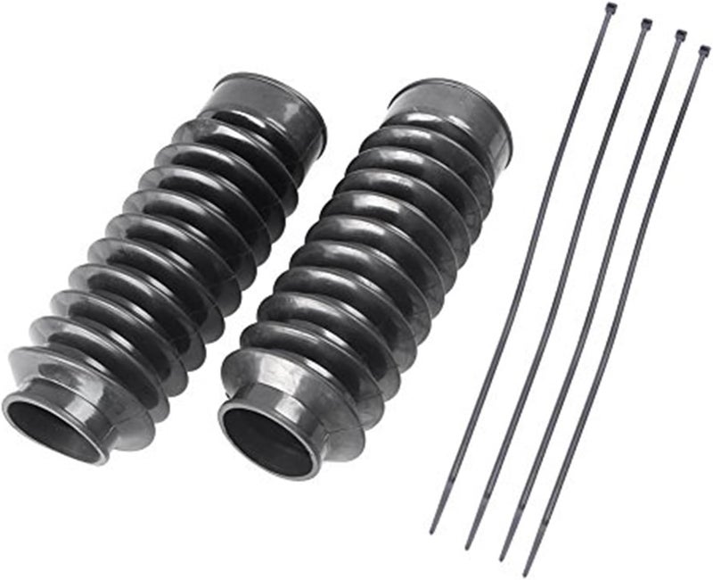 Wivplex 49MM Rubber Fork Gaiters for Harley Motorcycles - Image 2