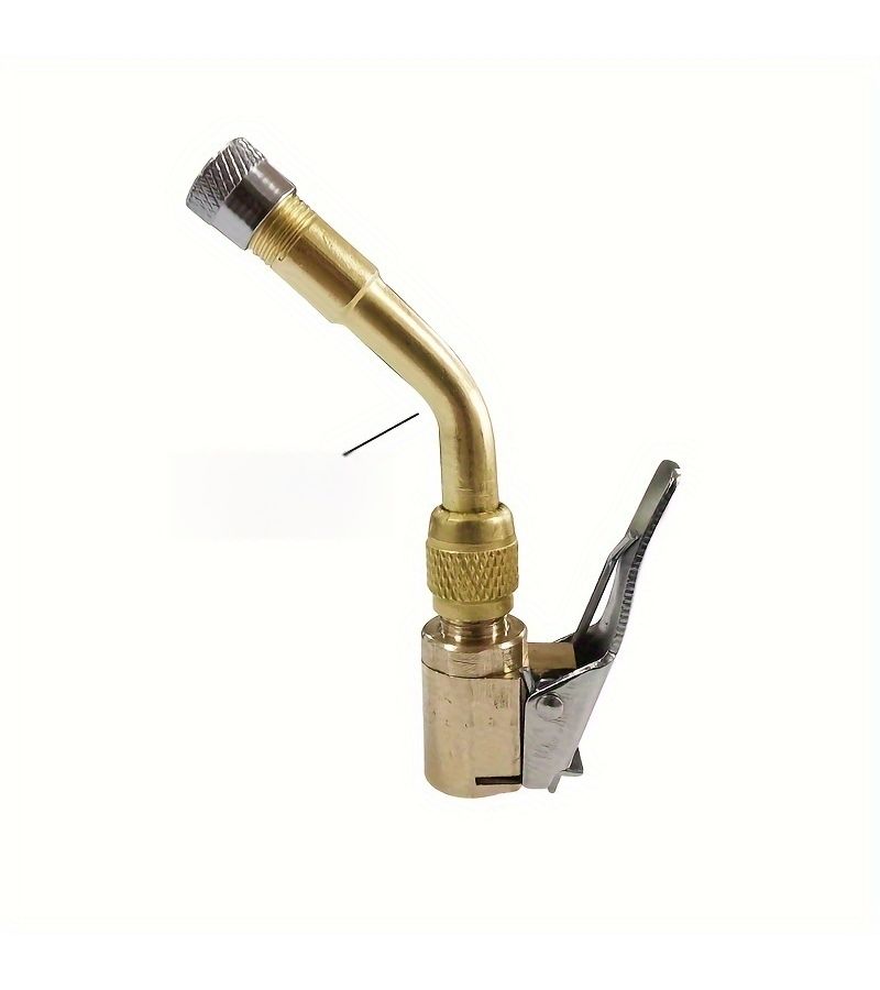 45 Degree Bend Valve Core Nozzle Extension Rod Set Tire Inflation Tube - Image 1