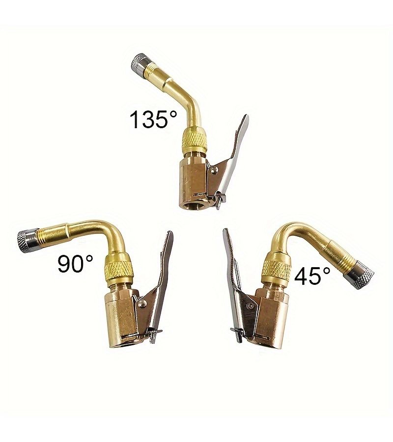 45 Degree Bend Valve Core Nozzle Extension Rod Set Tire Inflation Tube - Image 5