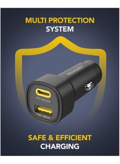 Remson Remson Neo Power Car Charger PD 48W 1 USB-C Port/ 1 USB-A Port Fast Charging Compatible For iPhone 16 Pro/ Pro Max/16/15/14/13/12, Galaxy, S24/S23/S22/S21, iPad Pro 6/Air 5  - Image 4