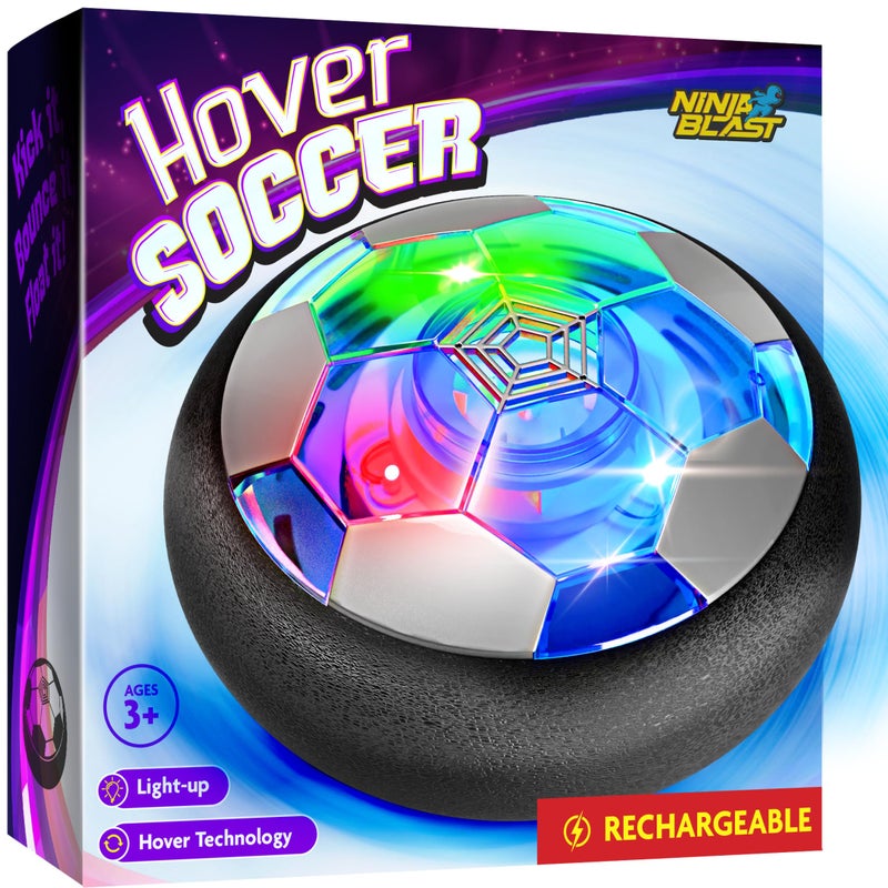 Ninja Blast Hover Soccer LightUp Ball Birthday Gift for Boys Indoor Toy Games Kids Gifts for Age 5 6 7 8 9 10 11 12 Years Old Boy Toys for Age 3 Years and Up - Image 4