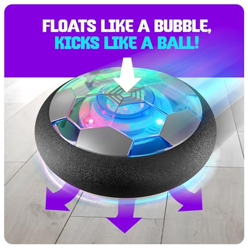 Ninja Blast Hover Soccer LightUp Ball Birthday Gift for Boys Indoor Toy Games Kids Gifts for Age 5 6 7 8 9 10 11 12 Years Old Boy Toys for Age 3 Years and Up - Image 5
