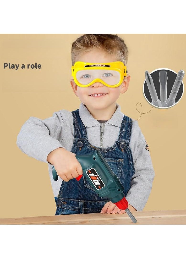 26-Piece Kids Pretend Play Tool Set ,Pretend Play Disassembly Tool Kit