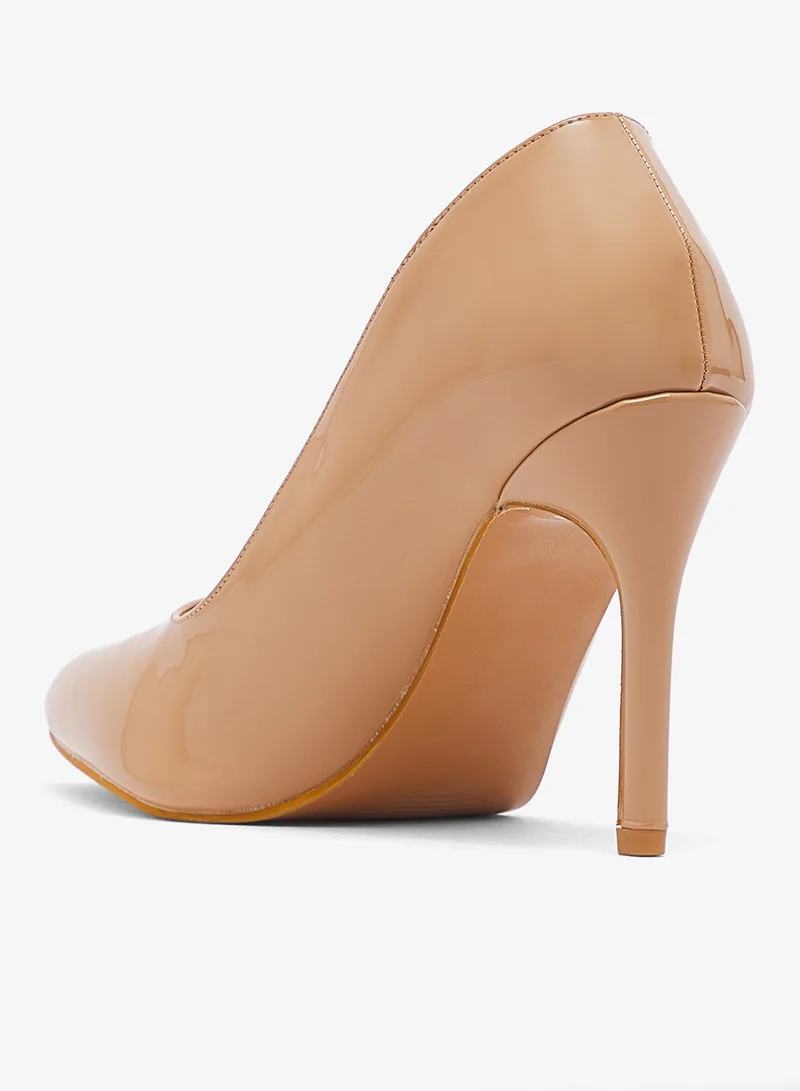 ELLA Beige Classic High Heel Stiletto Pumps for Women | Best Price UAE