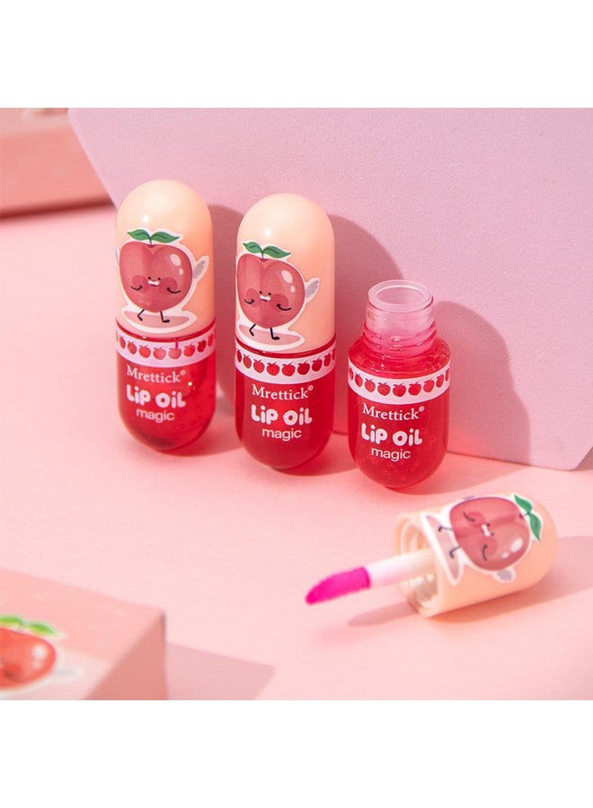 Mrettick 3Pcs Lip Glosshydrating Lip Oil Tinted Set | Long Lasting | Nonsticky | High Shine For Plumper Looking Lipsmoisturizing Lip Oil Gloss For Lip Care And Dry Lips - Image 5