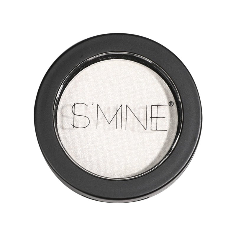 IS'MINE ISMINE Single Eyeshadow Powder Palette Shimmer Pearl White, High Pigment, Longwear Single White Eye Makeup for Day & Night (#01) - Image 3