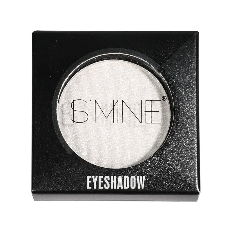 IS'MINE ISMINE Single Eyeshadow Powder Palette Shimmer Pearl White, High Pigment, Longwear Single White Eye Makeup for Day & Night (#01) - Image 2