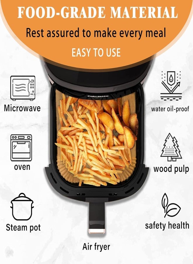 TAGPR 100 PCS Air Fryer Paper Sheets Disposable Oil-Proof Parchment Liners Non-Stick Round Paper for Air Fryer, Baking, Frying, Cooking, Roasting & Microwave Use - Image 4