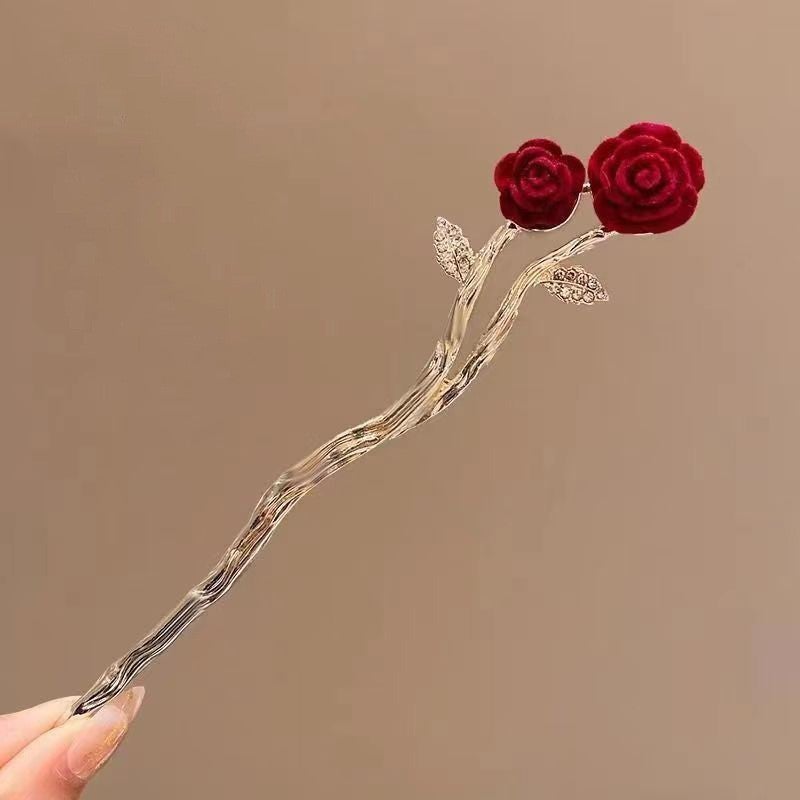 Generic New year ancient style tassel hairpin Womens Chinese style Han clothing cos large clip national fashion butterfly wheat ear updo hair headdressAntique tassel hairpin 12 [Environmental Protection]] Antique tassel hairpin 12 [Environmental Protection]]