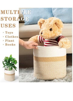 Y&D Multi-Functional Cotton Rope Woven Storage Basket 28*28cm  - Image 5