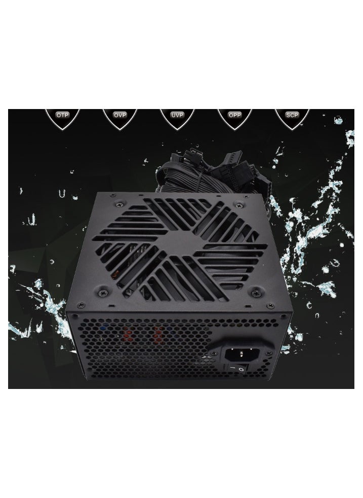 Generic 750W Power Supply 80 Plus Bronze Certified 120mm Fluid Dynamic Bearing Fan Power Supply  - Image 2