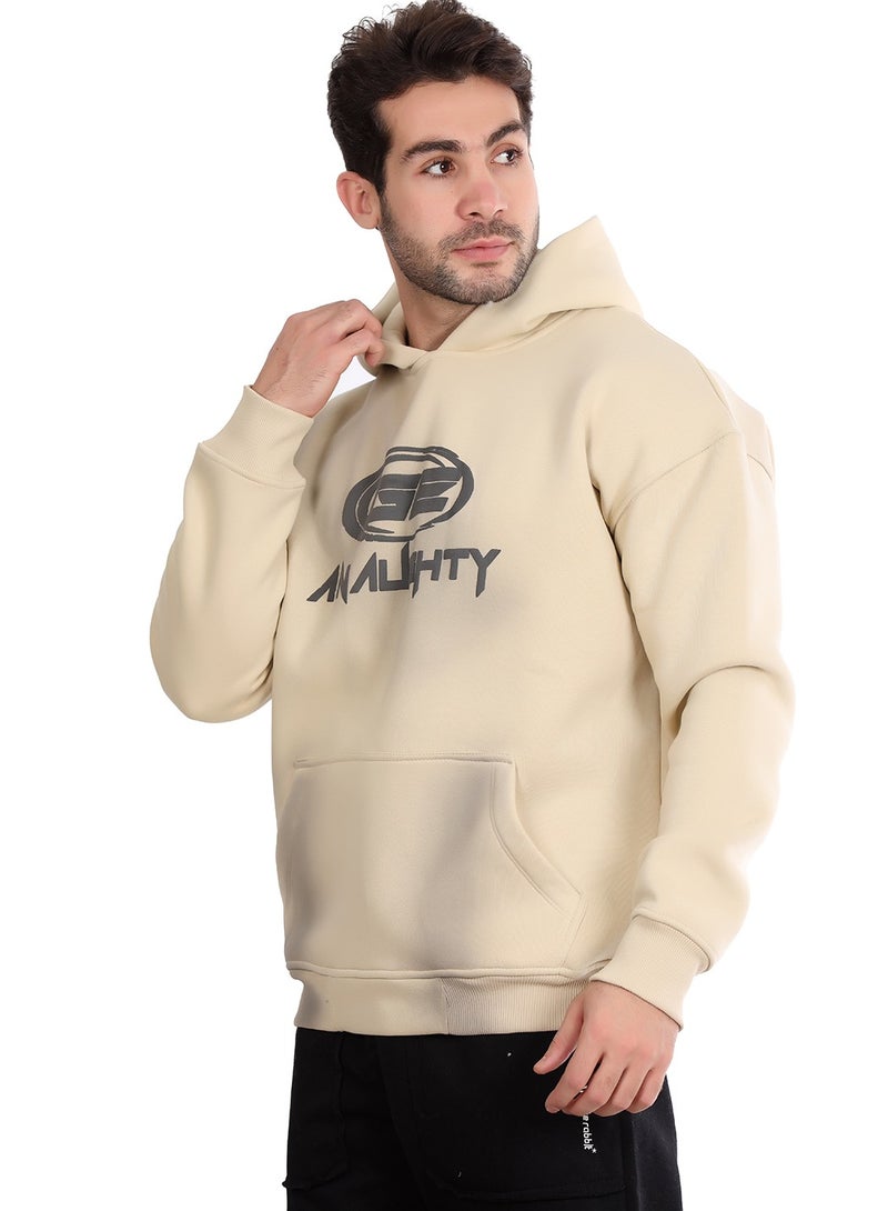 WHITE RABBIT Trendy Printed  Hoodie - Image 2