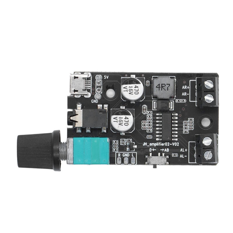 Mini Amplifier Board 4 Ohms 5W-50W Stereo With Button Control - Dual Speaker Output Mini Power Amplifier Board Class AB/D Switching for Home Audio - Image 2