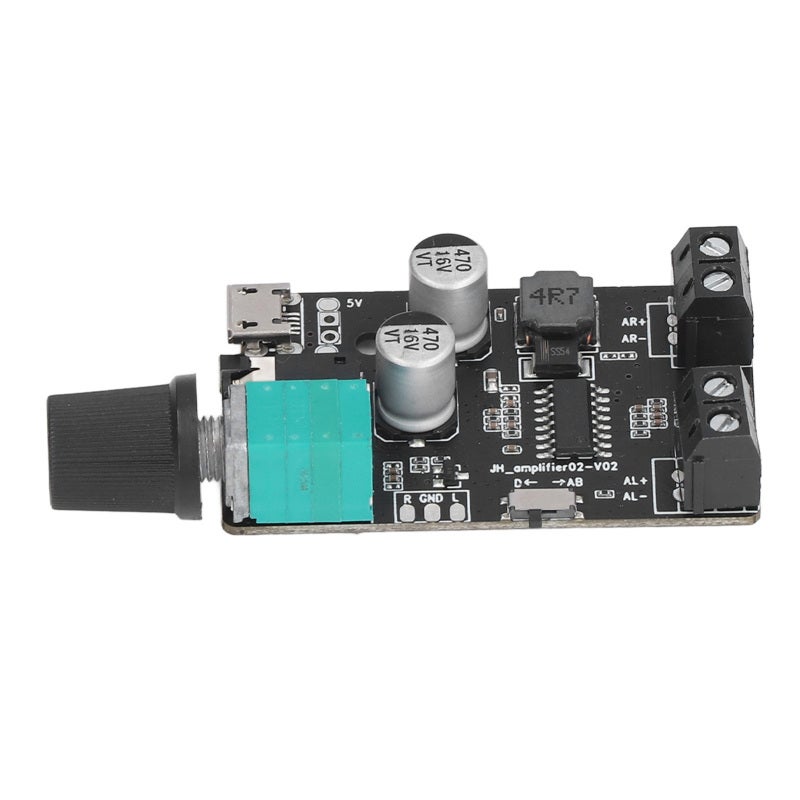 Mini Amplifier Board 4 Ohms 5W-50W Stereo With Button Control - Dual Speaker Output Mini Power Amplifier Board Class AB/D Switching for Home Audio - Image 3