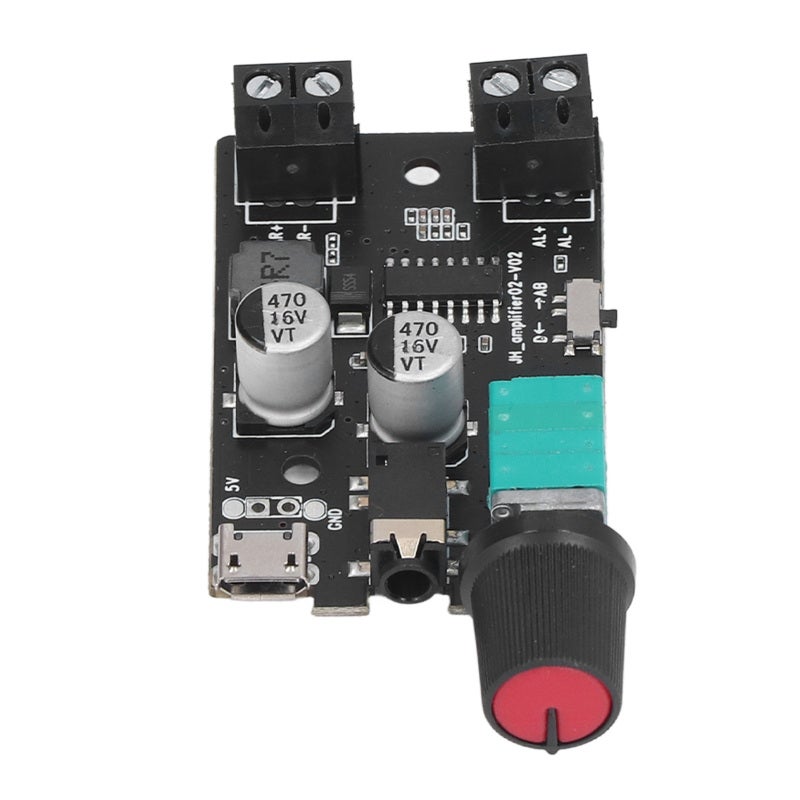 Mini Amplifier Board 4 Ohms 5W-50W Stereo With Button Control - Dual Speaker Output Mini Power Amplifier Board Class AB/D Switching for Home Audio - Image 5