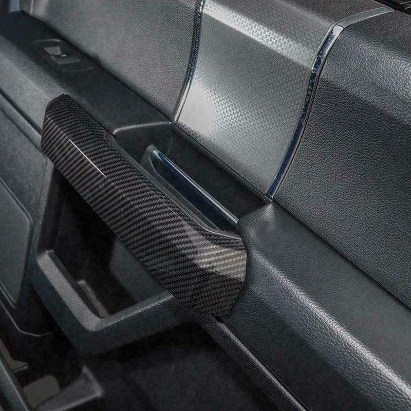 Keptrim for F-150 ABS Carbon Fiber Inner Door Handles Cover Trim for Ford F150 2015 2016 2017 2018 2019 2020 (4pcs) - Image 4