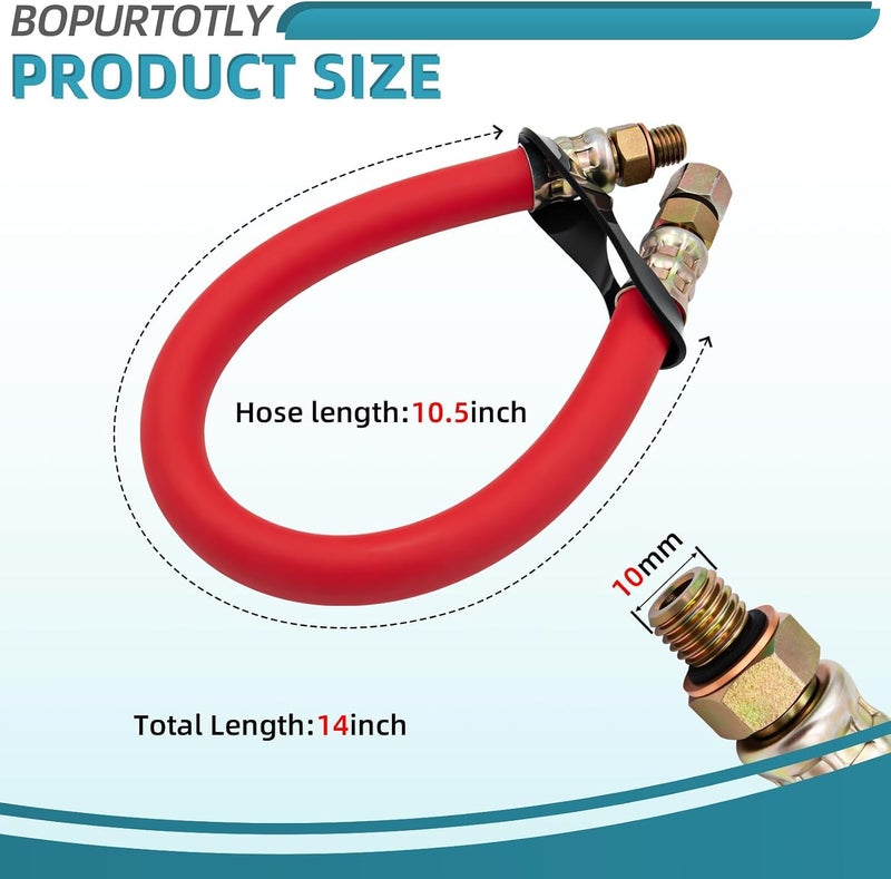 Bopurtotly Oil Drain Hose - HON1010 For Kohler CS4, CS6 For Honda GX110, GX120, GX160, GX200 with 10mm oil drain port (1) - Image 5