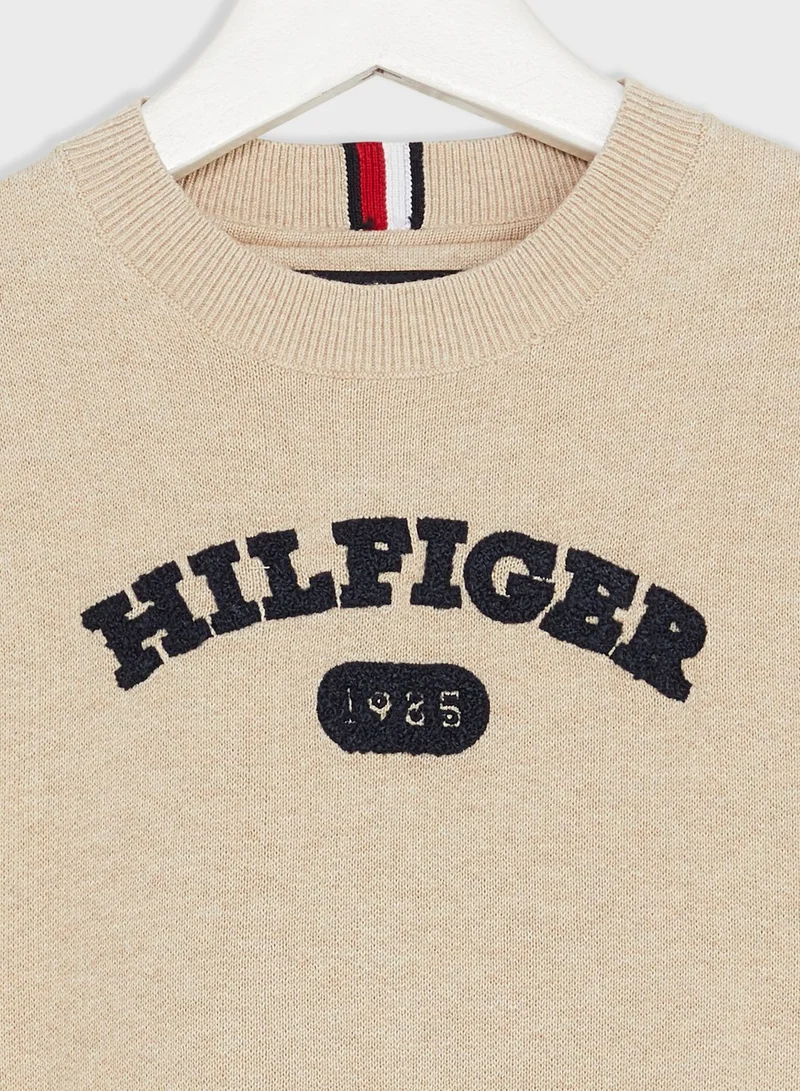 TOMMY HILFIGER Kids Varsity Sweater