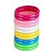 BinaryABC Plastic Bangle Bracelets Candy Color Bracelet Party Favors Pack for Birthday Party 12pcs Adult Size - Image 2