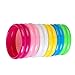 BinaryABC Plastic Bangle Bracelets Candy Color Bracelet Party Favors Pack for Birthday Party 12pcs Adult Size - Image 4
